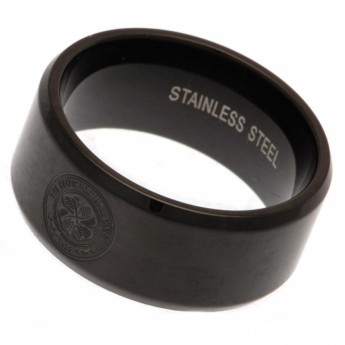 FC Celtic inel Black IP Ring Medium