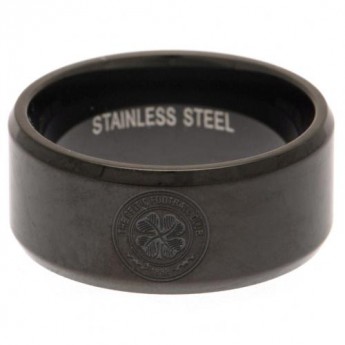 FC Celtic inel Black IP Plated Ring Large