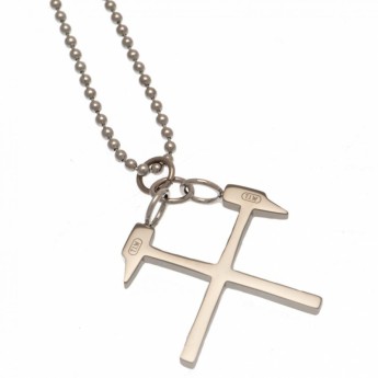 West Ham United lănțișor de gât cu pandantiv Stainless Steel Pendant & Chain HM