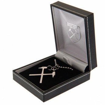 West Ham United lănțișor de gât cu pandantiv Stainless Steel Pendant & Chain HM