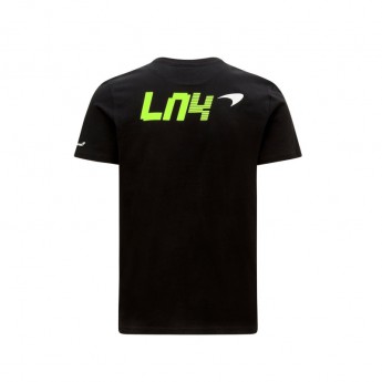 Mclaren Honda tricou de bărbați LN4 Glitch Black F1 Team 2021