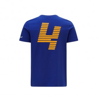 Mclaren Honda tricou de bărbați Lando NO4 Blue F1 Team 2021