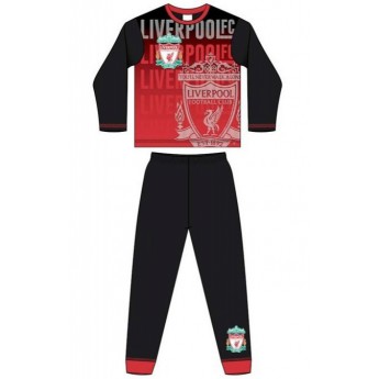 FC Liverpool pijamale de copii subli crest
