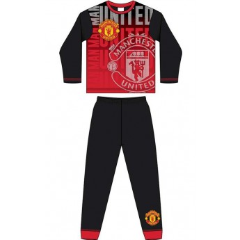Manchester United pijamale de copii subli crest