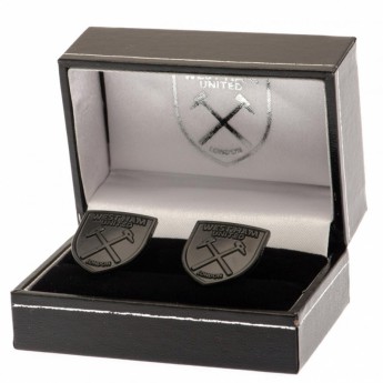 West Ham United butoni Black IP Cufflinks