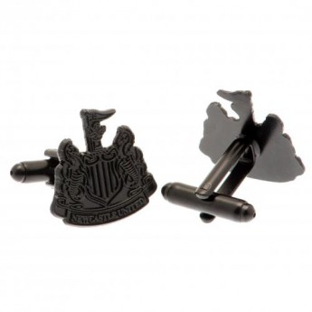 Newcastle United butoni Black IP Cufflinks
