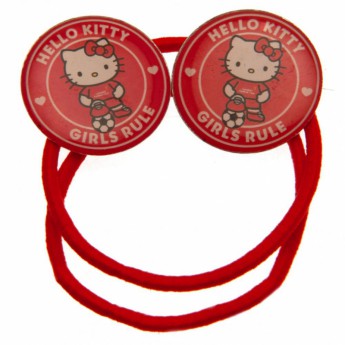 FC Liverpool agrafe și elastice de păr Hello Kitty
