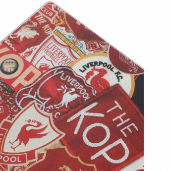 FC Liverpool sticlă retro