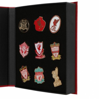 FC Liverpool set embleme 9pc Retro Crest