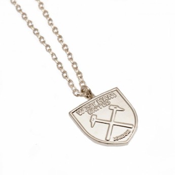 West Ham United lănțișor de gât cu pandantiv Silver Plated Pendant & Chain XL