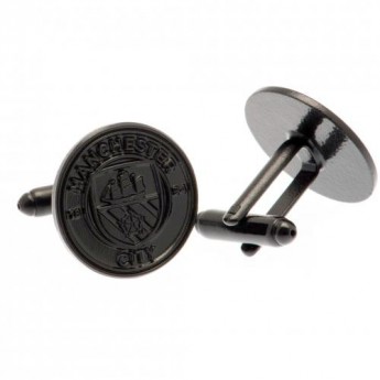 Manchester City butoni Black IP Cufflinks