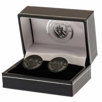 Manchester City butoni Black IP Cufflinks