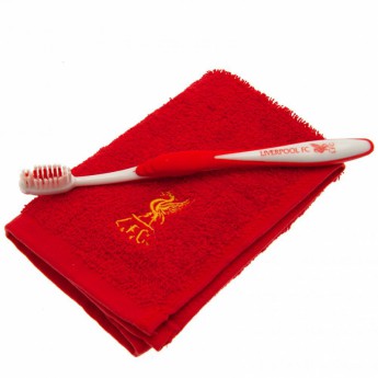 FC Liverpool set de toaletă shower gel, shampoo, toothbrush and flannel