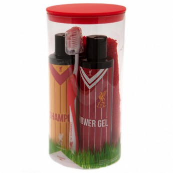 FC Liverpool set de toaletă shower gel, shampoo, toothbrush and flannel