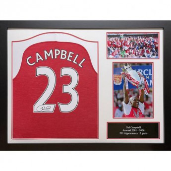 Legende tricou înrămat Campbell 2018-19 Signed Shirt (Framed)