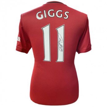 Legende tricou de fotbal Manchester United Giggs 2019-2020 Signed Shirt