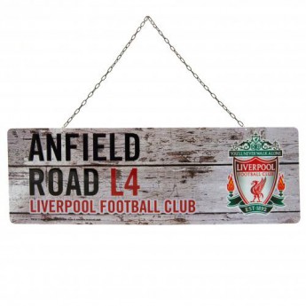 FC Liverpool semn metalic garden sign