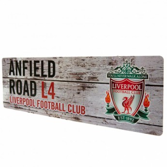 FC Liverpool semn metalic garden sign