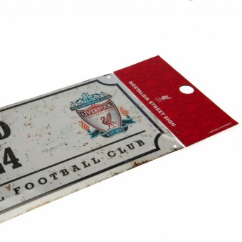 FC Liverpool semn pe perete street sign retro