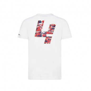 Mclaren Honda tricou de bărbați Lando NO4 SE British GP Glitch White F1 Team 2021