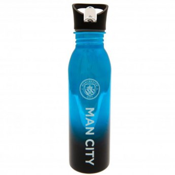 Manchester City sticlă de băut UV Metallic Drinks Bottle