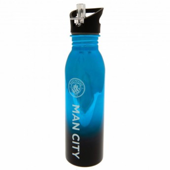 Manchester City sticlă de băut UV Metallic Drinks Bottle
