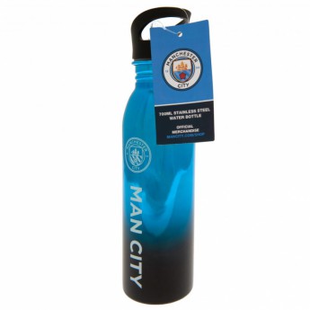 Manchester City sticlă de băut UV Metallic Drinks Bottle