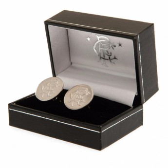 FC Rangers butoni silver plated formed cufflinks