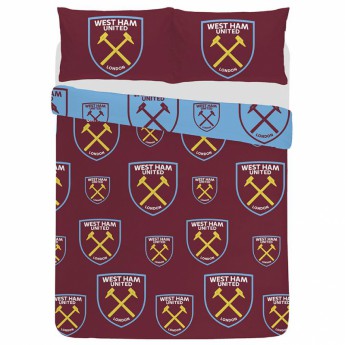 West Ham United cearșaf pentru pat dublu Double duvet set