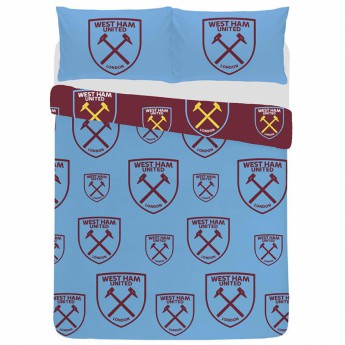 West Ham United cearșaf pentru pat dublu Double duvet set