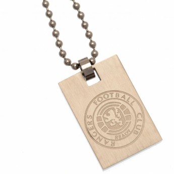 FC Rangers lănțișor de gât cu pandantiv câine dog tag