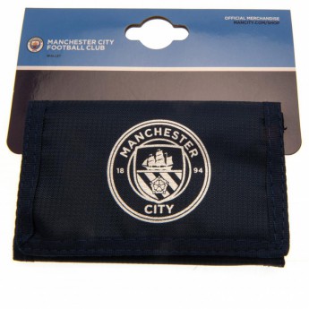 Manchester City portofel din nailon Nylon wallet black
