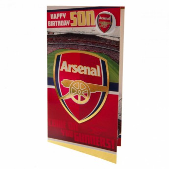 FC Arsenal felicitări Birthday Card Son