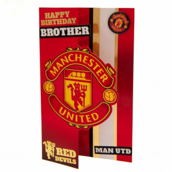 Manchester United felicitări Birthday Card Brother