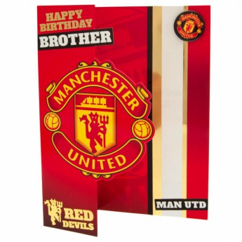 Manchester United felicitări Birthday Card Brother