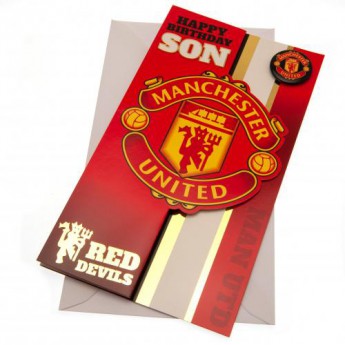 Manchester United felicitări Birthday Card Son