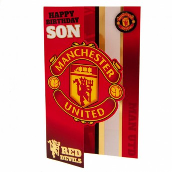 Manchester United felicitări Birthday Card Son