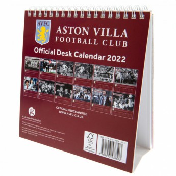Aston Villa calendar de birou 2022