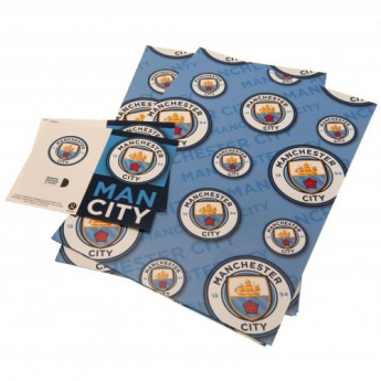 Manchester City hârtie de împachetat 2 pcs Gift Wrap