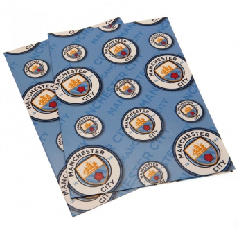 Manchester City hârtie de împachetat 2 pcs Gift Wrap