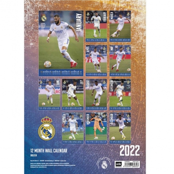 Real Madrid calendar 2022