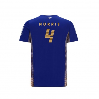 Mclaren Honda tricou de bărbați Norris Blue F1 Team 2021