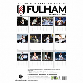 Fulham calendar 2022