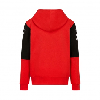 Ferrari hanorac cu glugă pentru copii sweatshirt redblack F1 Team 2022