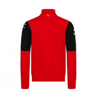 Ferrari hanorac de bărbați zip sweatshirt redblack F1 Team 2022