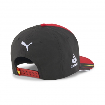 Ferrari șapcă flat Carlos Sainz redblack F1 Team 2022