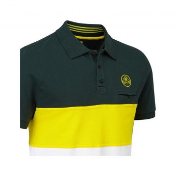 Lotus F1 Team tricou polo logo striped polo shirt