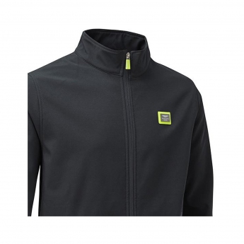 Aston Martin geacă de bărbați cu glugă softshell color navy blue F1 Team 2021