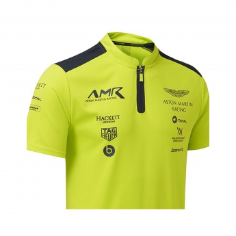 Aston Martin tricou polo mens team polo shirt lime