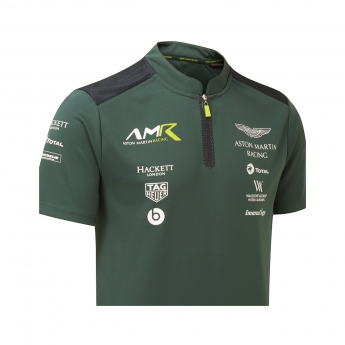 Aston Martin tricou polo team polo shirt green